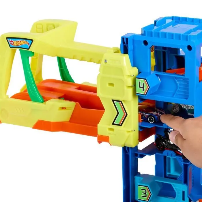 Hot Wheels City-Garage Ultime-Coffret avec 2 voitures incluses HKX48-2