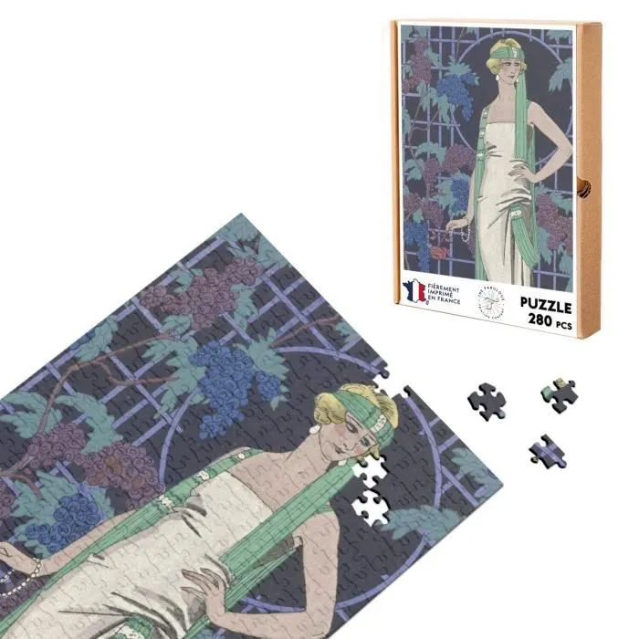 Puzzle Classique - FABULOUS - Madame Illustration Art Deco - 280 Pièces - Adulte - Intérieur-0