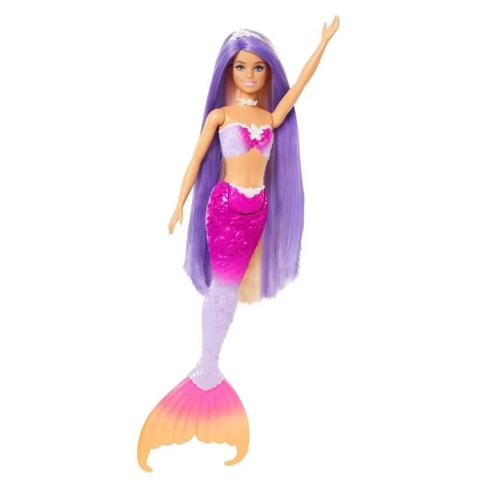 Barbie-Sirène « Malibu »-Poupée avec changement de couleur HRP97-3