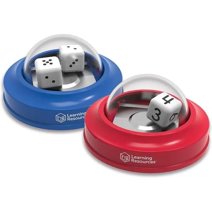 Jeu de dés - LEARNING RESOURCES - Lanceurs 2 - Blanc - Mixte - A partir de 3 ans-0