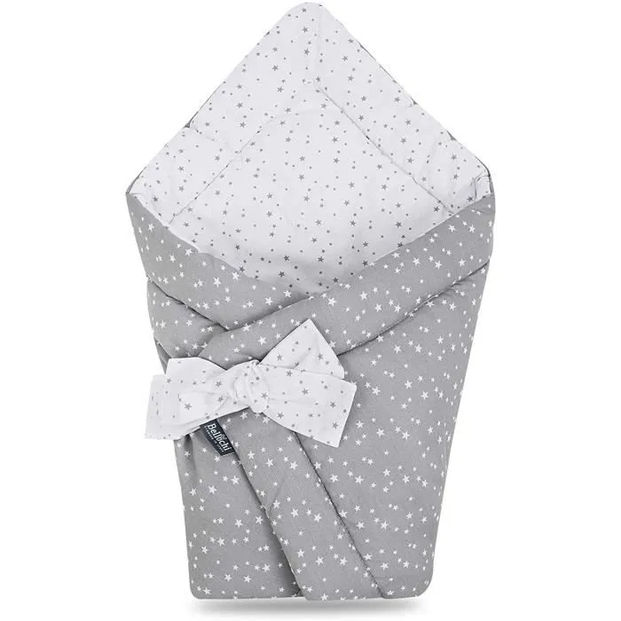 Bellochi Universelle Nid d'Ange Bebe - Réversible Couverture Enveloppante Bébé - en Coton Hypoallergénique - - Polaris-0