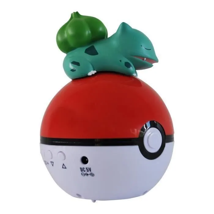 POKEMON Radio-Réveil Lampe Led Bulbasaur-1
