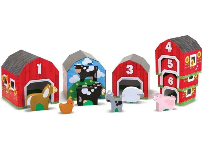 Jeu éducatif - MELISSA & DOUG - Emboîtement et Tri - Bois - Mixte-2