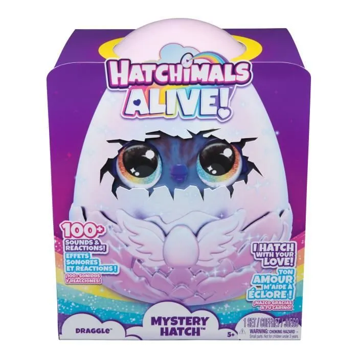 SPIN MASTER DRAGGLE HATCHIMALS ALIVE ECLOSION SECRETE-7