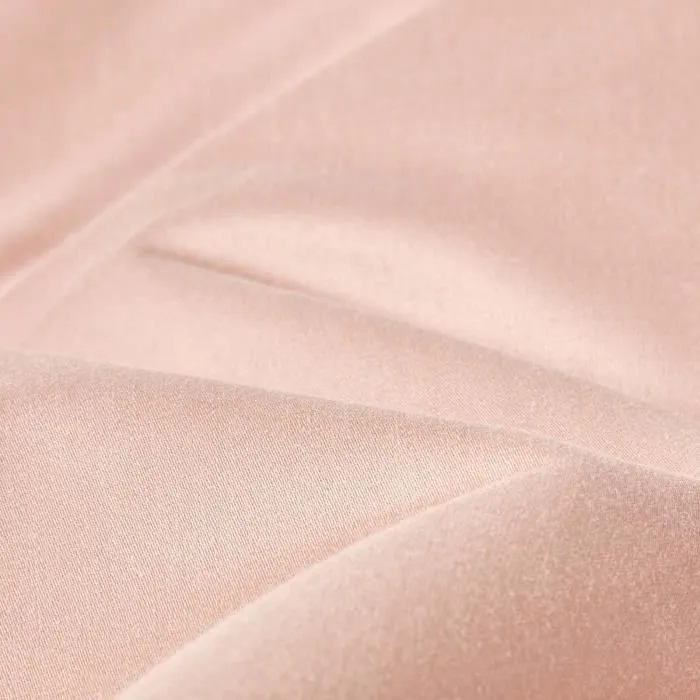 Drap plat uni 100% satin de coton égyptien 1000 fils coloris Beige Taupe 240 x 275 cm-1