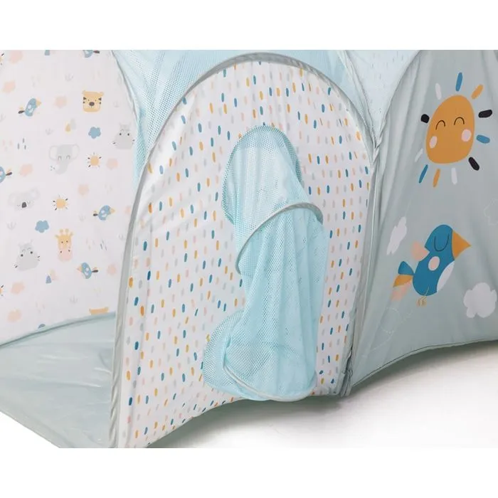 EUREKAKIDS - Tunnel de jeux pour bébé - De 0 à 3 ans  Bleu --2