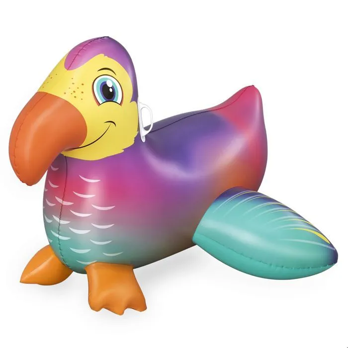 Bouée chevauchable - BESTWAY - Dandy Dodoa© - 127 x 112 cm - À partir de 3 ans - Mixte-2