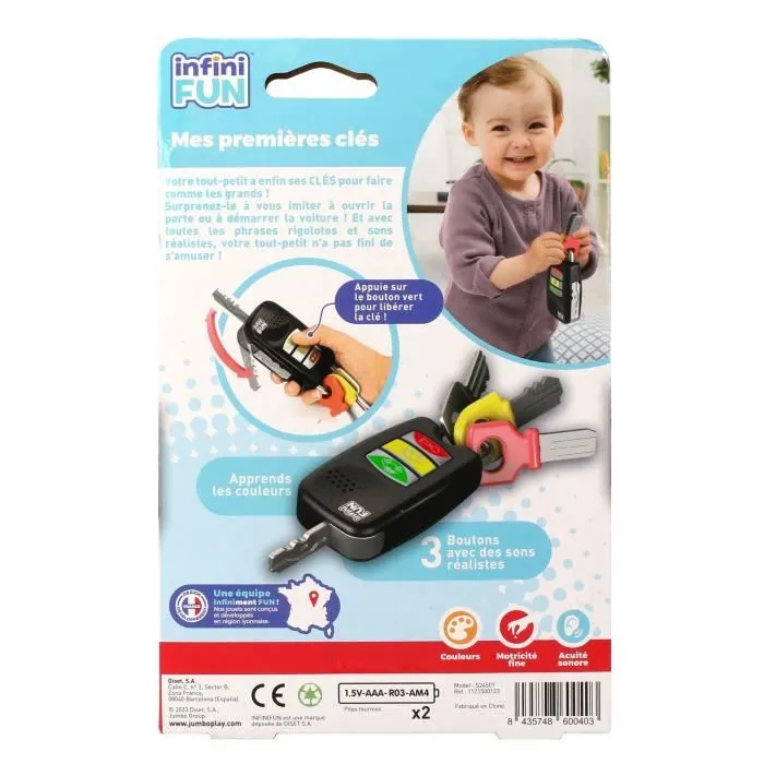 Clés Jouet - KD - Mes Premières Clefs N - Apprentissage des formes et des couleurs pour enfants-1