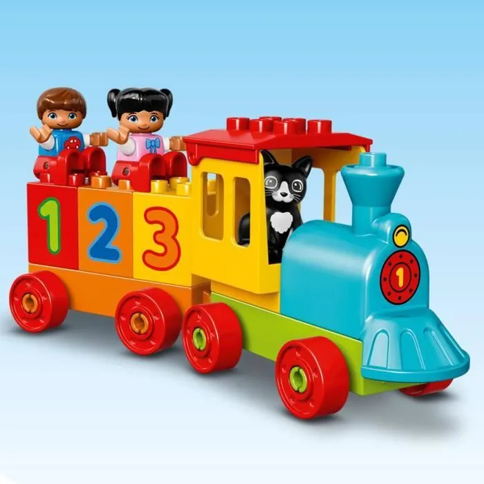 LEGO® 10847 DUPLO Le Train Des Chiffres, Jeu De Construction Éducatif avec Briques Géantes, Jouet Bébé 1 An-2