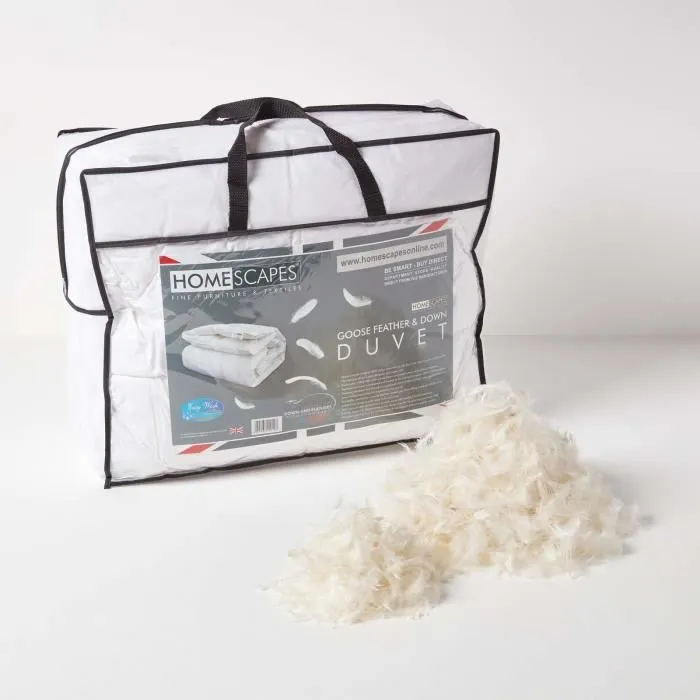 Couette - Non spécifié - 200 x 200 cm - 10.5 Tog - 85% plumes - Percale de coton-2