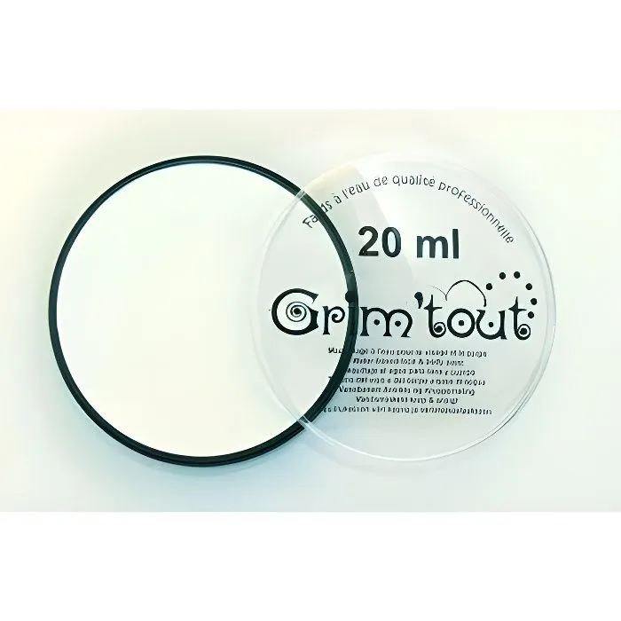 Maquillage pour enfant - GRIM TOUT - Fard Blanc - 20 ml-0