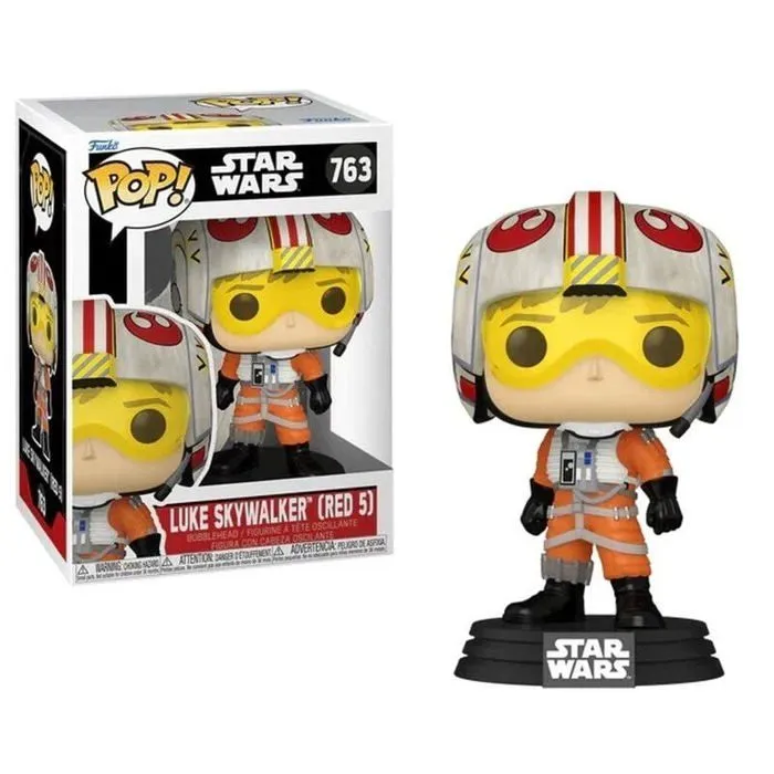 Figurine - Funko Pop! - Star Wars: SWS9 - Luke Red 5 - 9,5 cm - Vinyle de Qualité Supérieure-0