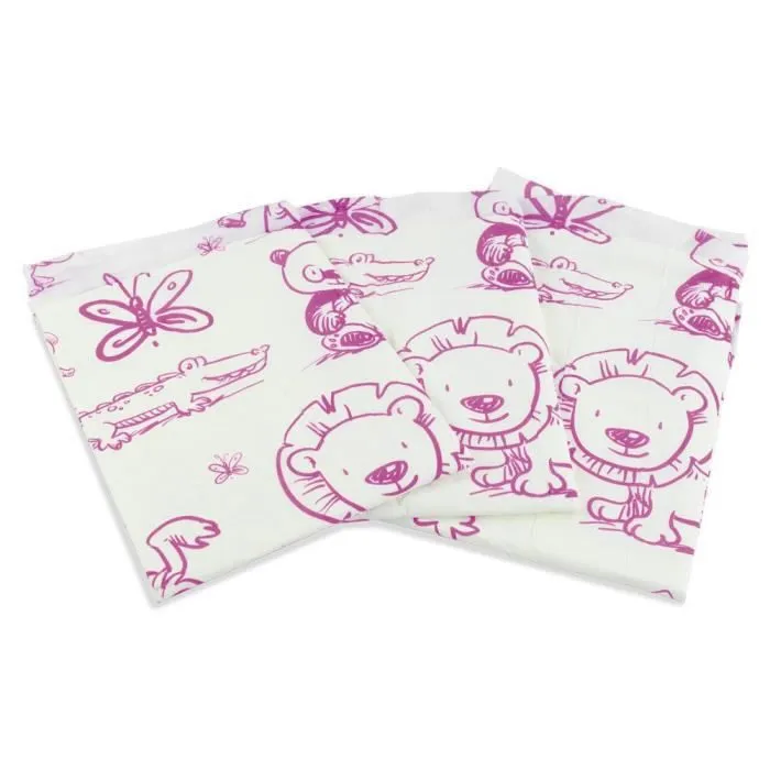 Alèses jetables pour table à langer - Teqler - T-820500 - Bébé - Blanc et violet - 60 x 120 cm-1