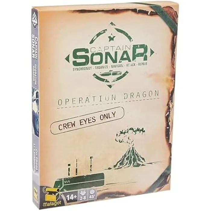 Extension de jeu de société - MATAGOT - MTG7505 - Captain Sonar - Upgrade 2 - Operation Dragon-0