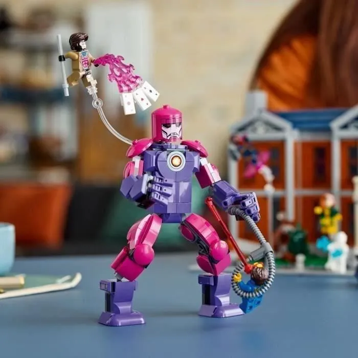 LEGO Marvel Les X-Men : l’institut Xavier - Set de construction pour adultes avec minifigurines dont Wolverine et Professeur X pour-8