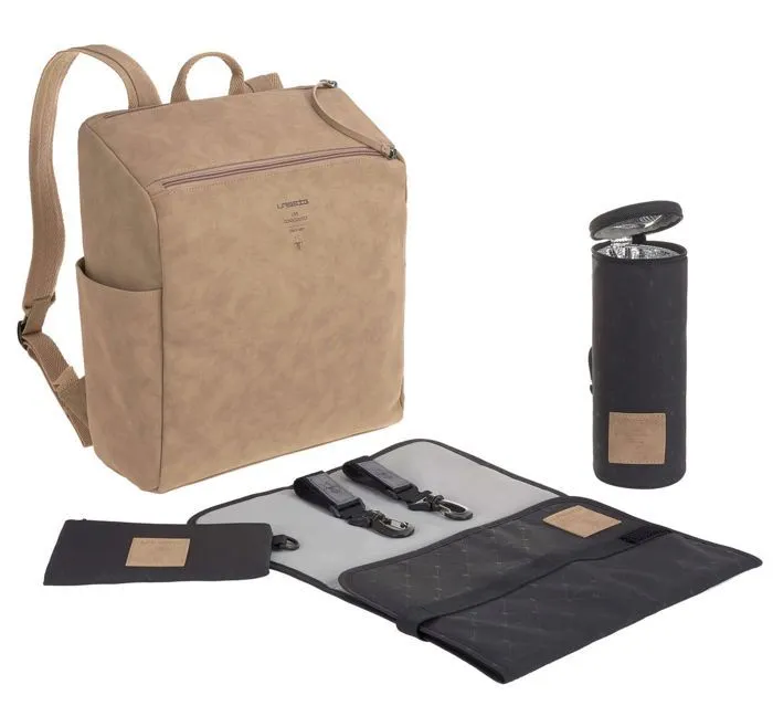 Lässig Sac de couches beige pour femme - Tender Backpack Camel 98043-0
