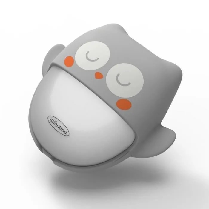 Veilleuse nomade rechargeable chouette - INFANTINO - Veilleuse - Gris - Mixte - Bébé-0