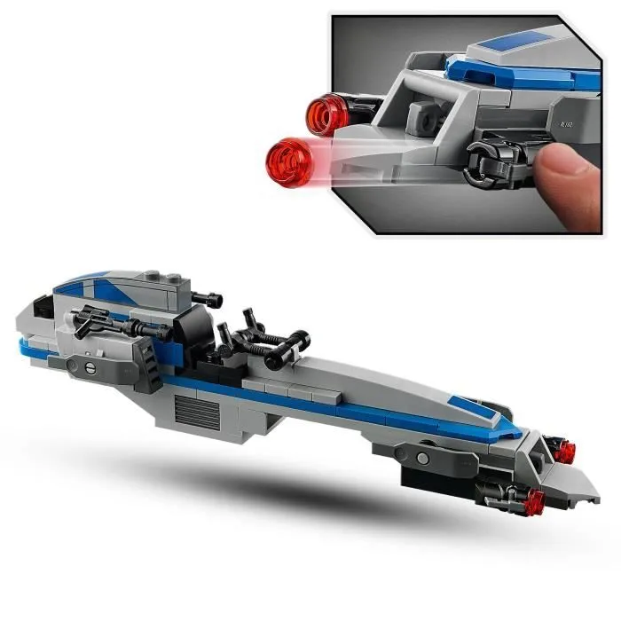 LEGO® Star Wars 75280 Les Clone Troopers de la 501ème Légion, Jouet Enfants 7 Ans, Figurine La Guerre des Clones, avec Marcheur-2