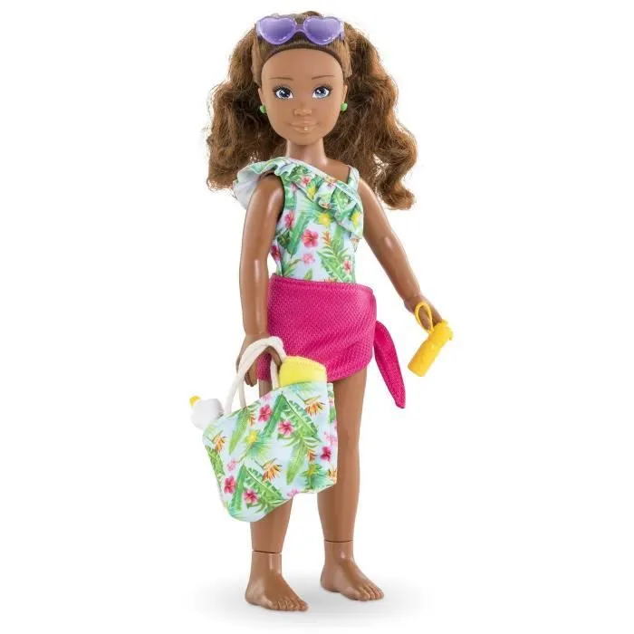Coffret Melody à la plage COROLLE GIRLS - poupée mannequin - 5 accessoires - 28 cm - dès 4 ans