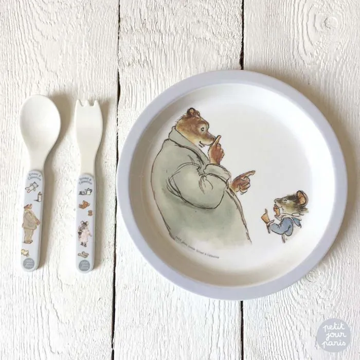 Coffret cadeau 5 pieces vaisselle Ernest et Celestine-2