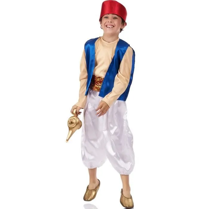 Déguisement Aladdin Ceinture garçon - EL REY DEL CARNAVAL - Noir - 6 ans - Enfant-0
