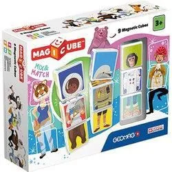 Jeu de construction magnétique - MAGICUBE - Mix & Match 9 Cubes - A partir de 18 mois-0