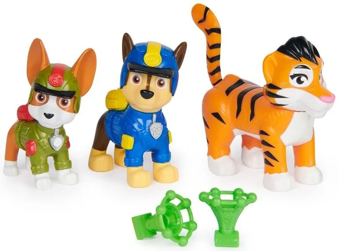 Ensemble Pat'Patrouille Jungle Pups figurines Chase Tracker + accessoires-4