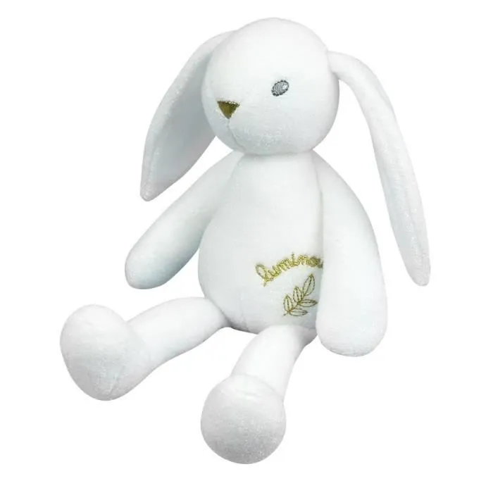 LUMINOU Peluche lumineuse lapin +/- 30 cm-1