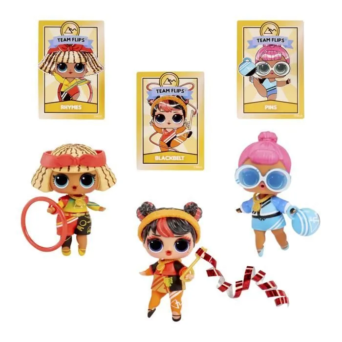 LOL Surprise All Star Sports - Gymnastique - Poupée 7,5cm -Boule se transforme en poutre - 8 Surprises - Dés 3 ans-2