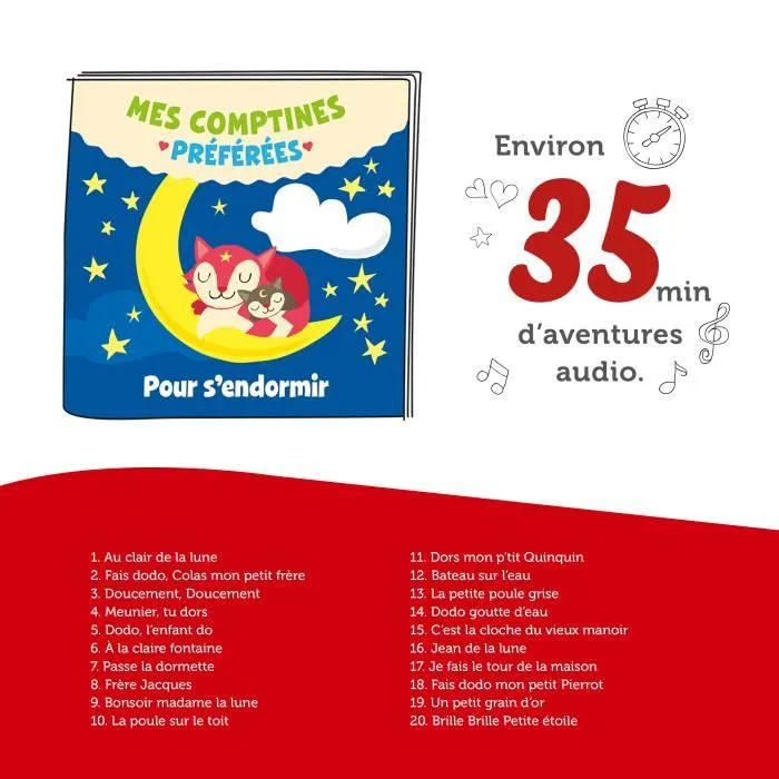 tonies® - Figurine Tonie - Mes Comptines Préférées - Pour S'Endormir - Figurine Audio pour Tonieb-3