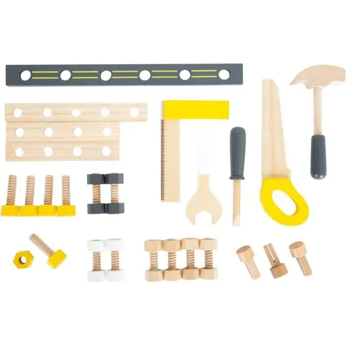 Établi compact "Miniwob" jouet en bois outillage pour enfant 3 ans et plus-1