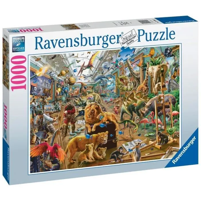 Puzzle 1000 pièces Le musée vivant, Adultes et enfants dès 14 ans, 16996, Ravensburger-0