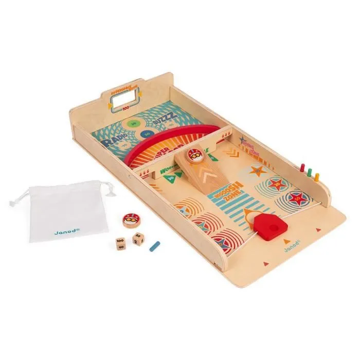 Jeu de Palets - Jeu d'Adresse en Bois - 6 ans - 2 joueurs - 10 pièces-0