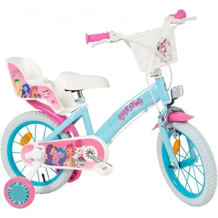 Vélo enfant - Toimsa - My Little Pony -16 pouces - fille - Bleu ciel-0