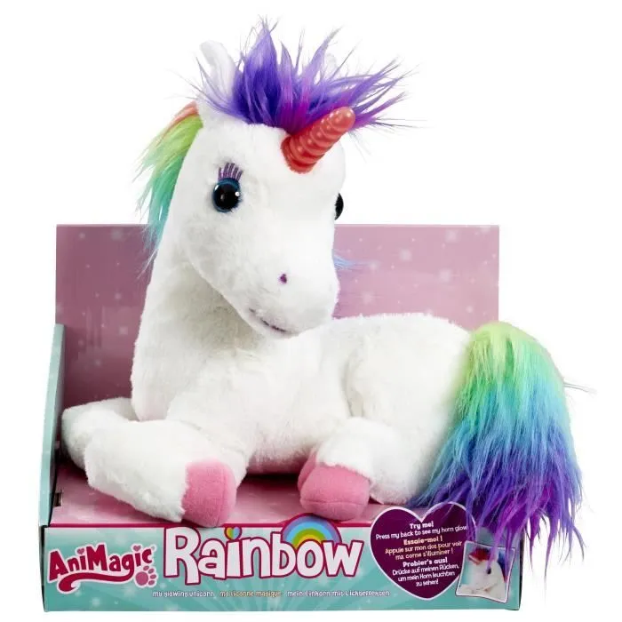 Crayola - Rainbow, ma licorne magique - Peluche à fonction - Sons et Lumières-2