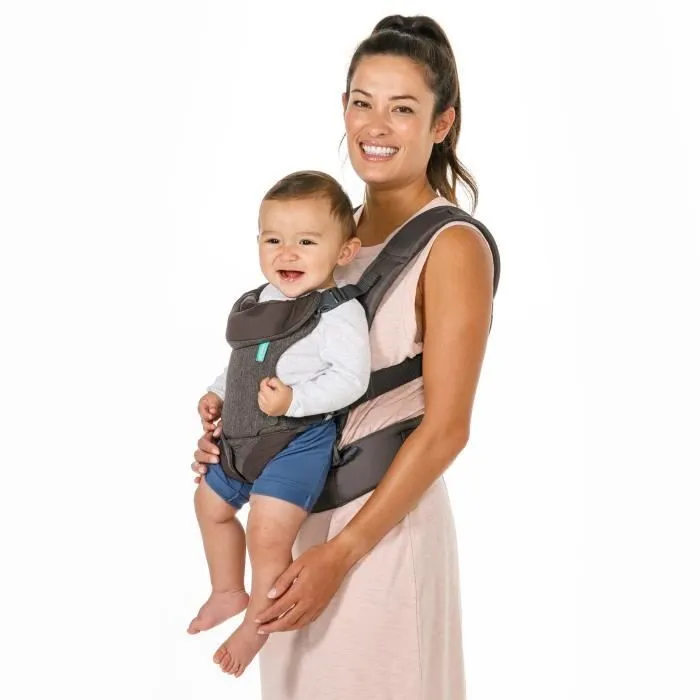 Porte bébé Flip ergonomique 4 en 1 gris - INFANTINO - Flip ergonomique 4 en 1 - Polyester - De 3,6 à 14,5 kg-2
