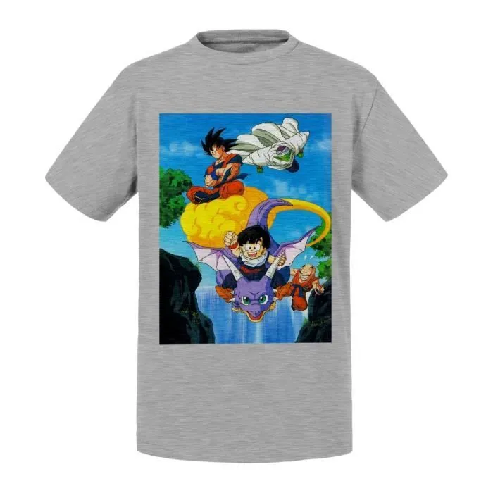 T-shirt Enfant - FABULOUS - Dragon Ball Z - Gris - Manches courtes - Coton-0