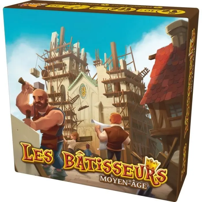 Bâtisseurs (Les) : Moyen âge - Asmodee - Jeu d'ambiance -Dès 10 ans-0