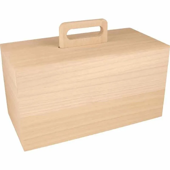 Boite de rangement avec bac amovible - 30 x 15 x 20,5 cm-0