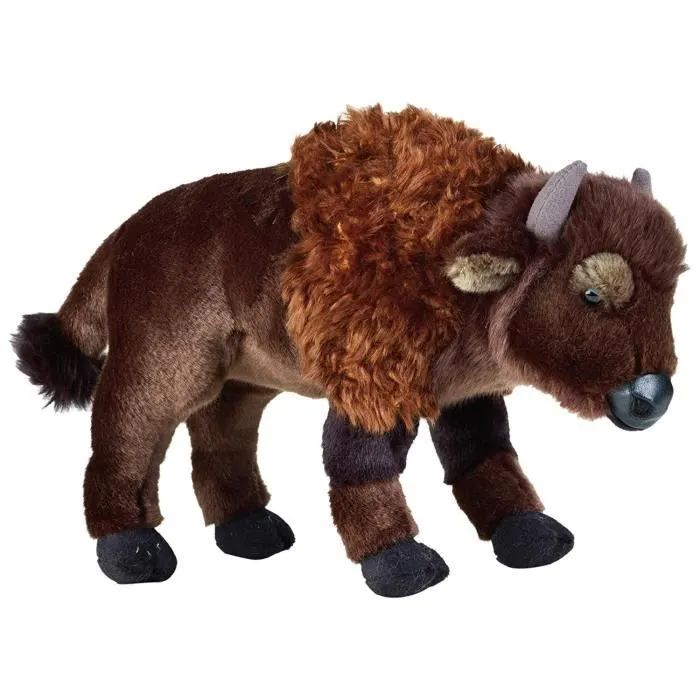 Lelly 770737 -peluches Bison , médias, géographique national officiel-0