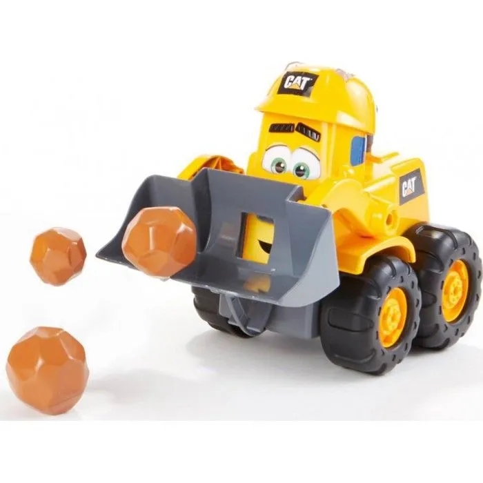 Engin de Chantier - CATERPILLAR - Chargeur Frontal 25 cm - Jaune - Sons et Lumières - Pour Enfants 4 ans+-1