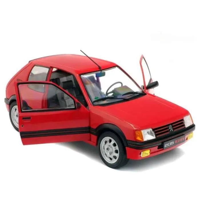 Voiture miniature Peugeot 205 GTI 1.9 Mk1 1985 Rouge SOLIDO 1/18-2