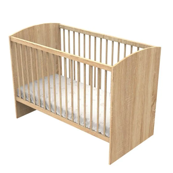 Lit bébé 120 x 60 avec têtes d-0