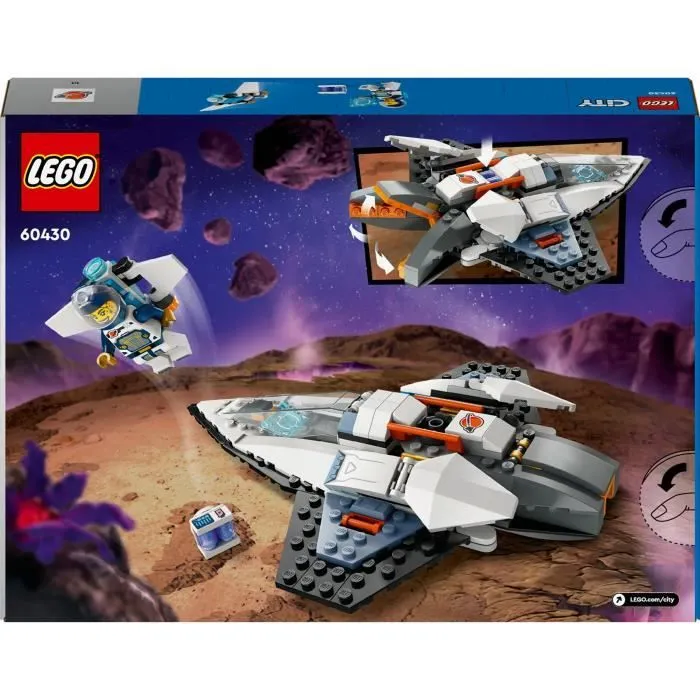 LEGO® 60430 City Le Vaisseau Interstellaire, Jouet sur l'Espace, Cadeau Enfants Dès 6 Ans, Jeu Créatif avec Minifigurines-5