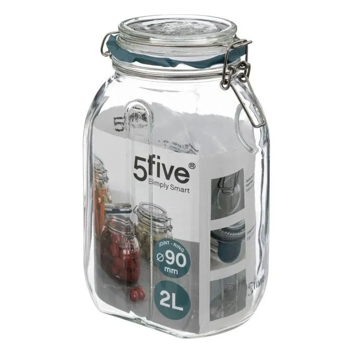 Bocal en Verre Gradué "Jarro" 2L Transparent-3