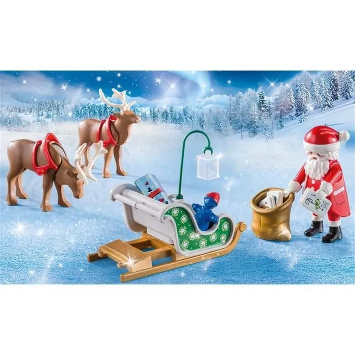 PLAYMOBIL - Traineau du Père Noël - Mixte - A partir de 4 ans - 23 pièces-2