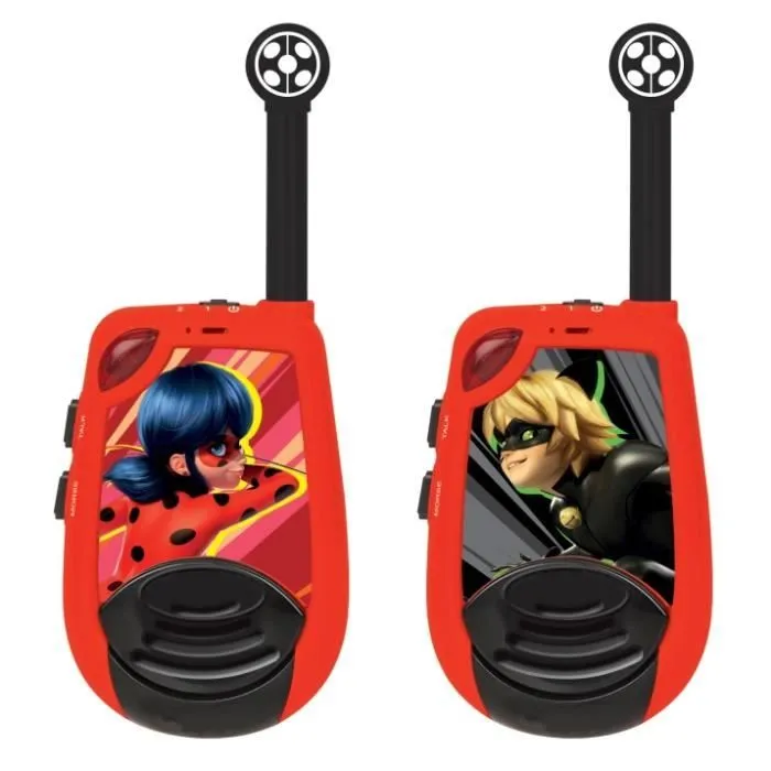 Talkies-Walkies Miraculous Ladybug - Portée 4 KM - Rouge-0