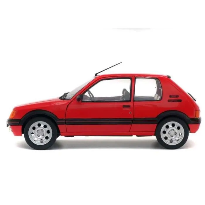 Voiture miniature Peugeot 205 GTI 1.9 Mk1 1985 Rouge SOLIDO 1/18-4