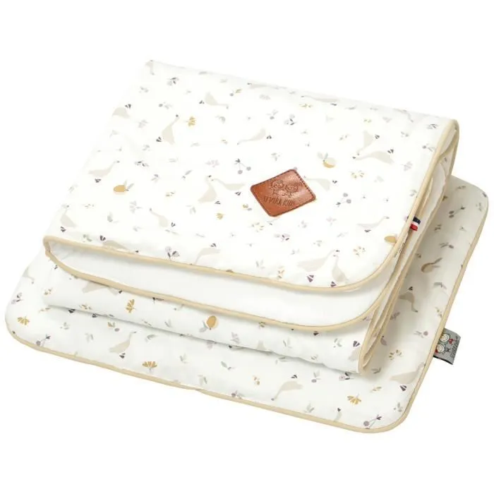 Ensemble coussin et couverture pour berceau et couffin Sidonia-0