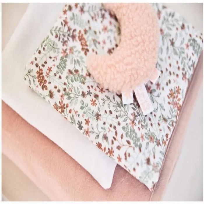 Couverture Berceau Rose Pale - JOLLEIN - Couverture pour bébé - 75 x 100 cm - Fille - 100% pur coton-3